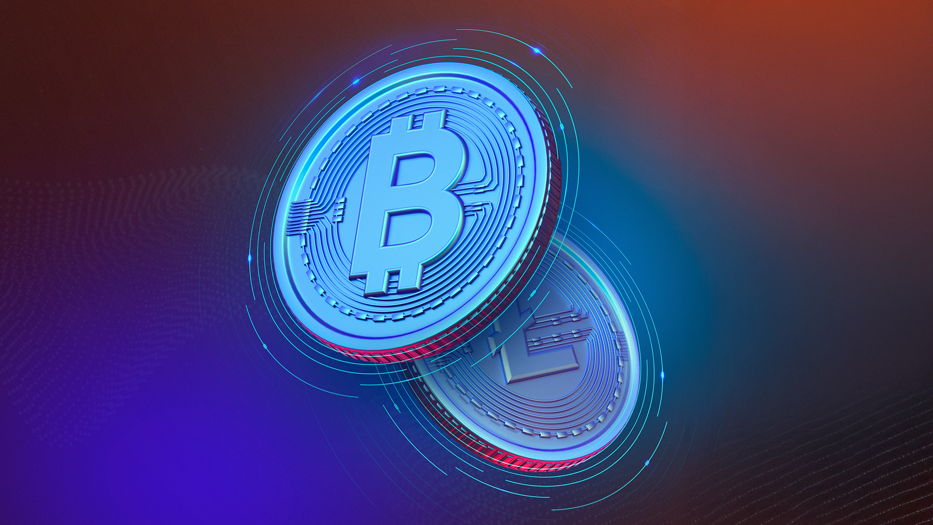 Banner shows the crypto payment solution